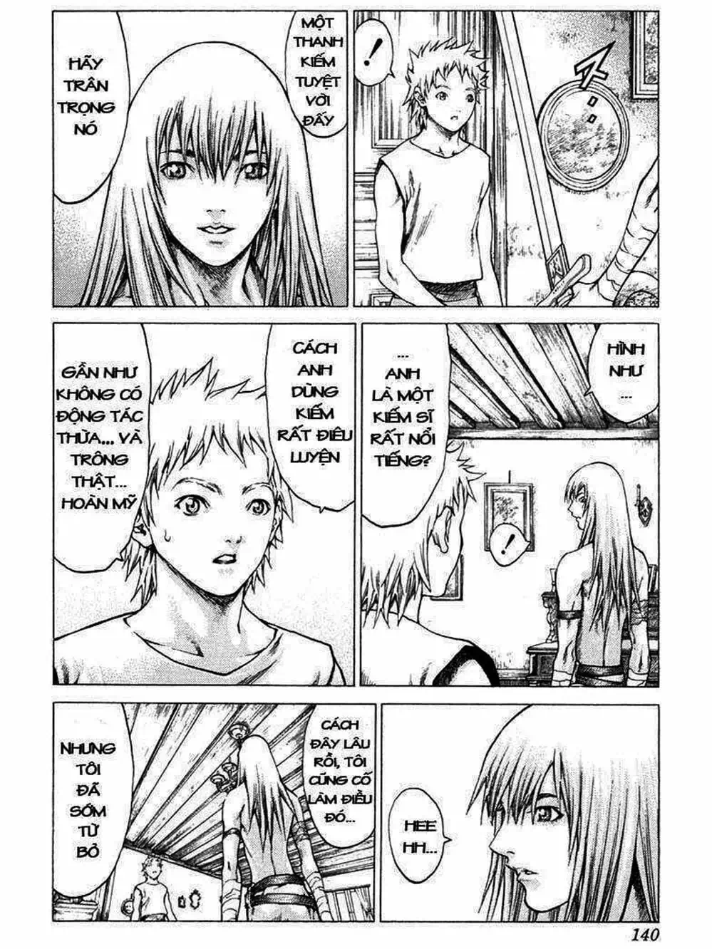 Truyện Tranh Claymore Mắt Bạc trang 4