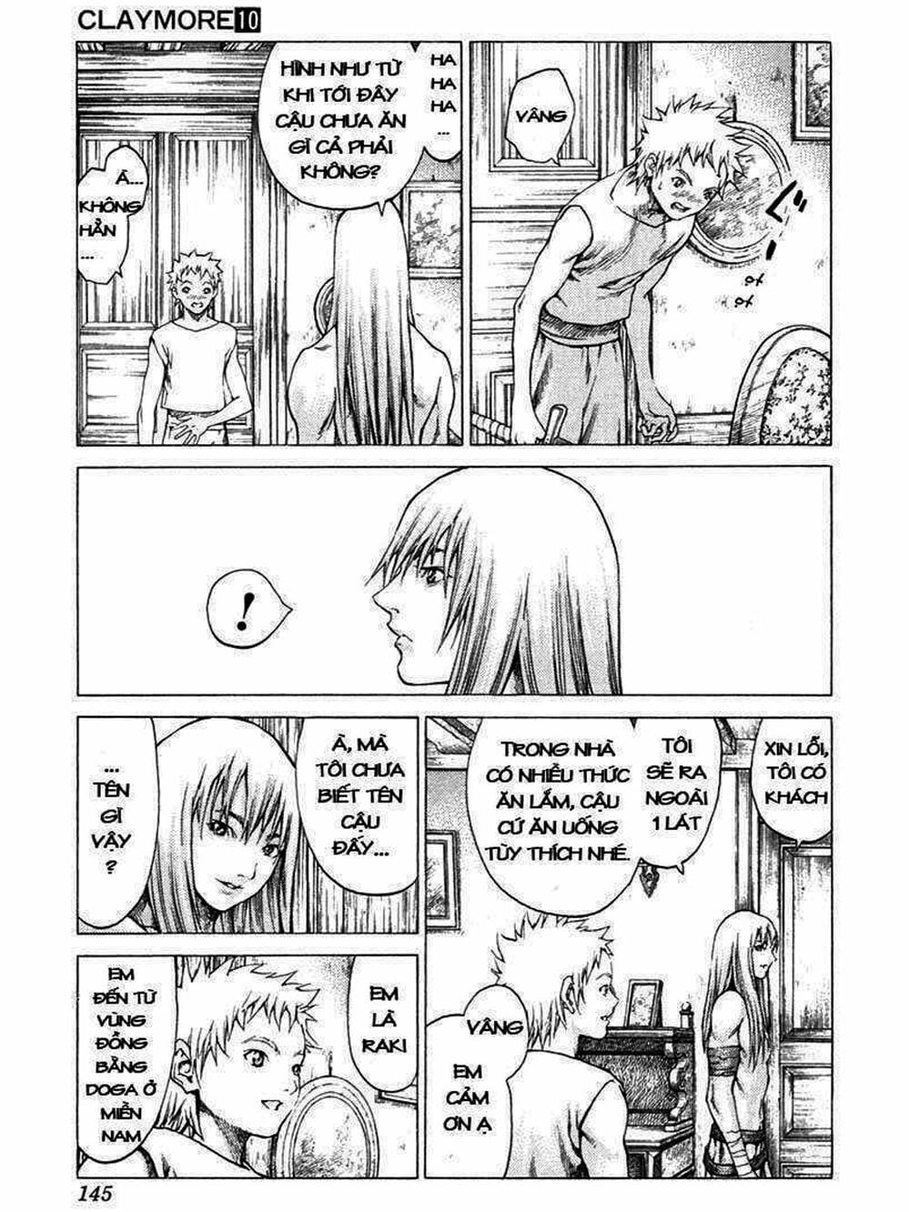 Truyện Tranh Claymore Mắt Bạc trang 4