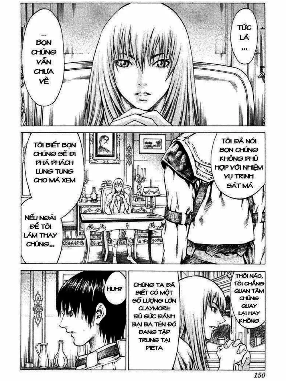 Truyện Tranh Claymore Mắt Bạc trang 4