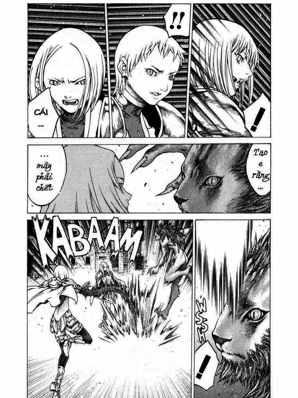 Truyện Tranh Claymore Mắt Bạc trang 4