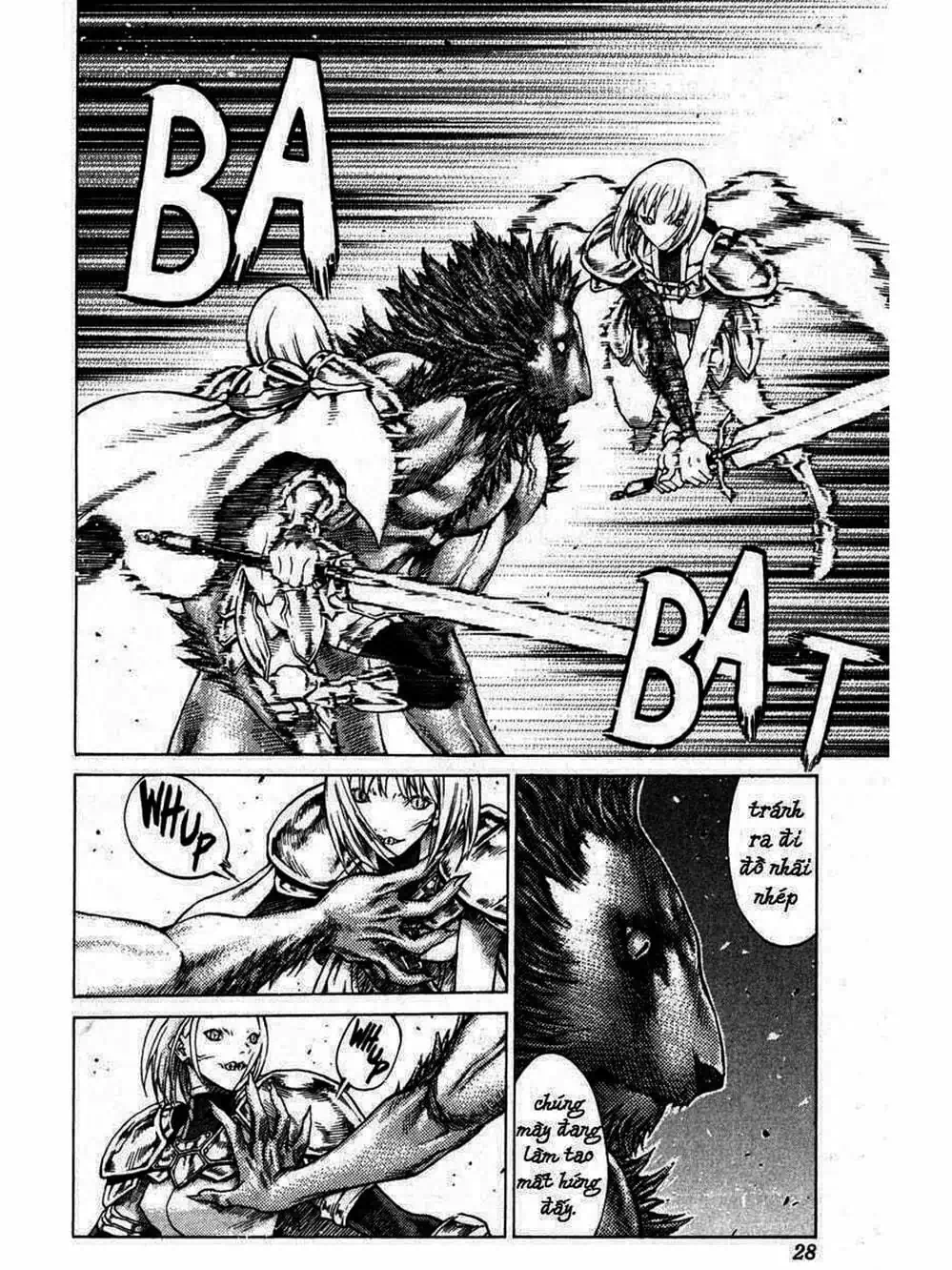 Truyện Tranh Claymore Mắt Bạc trang 4