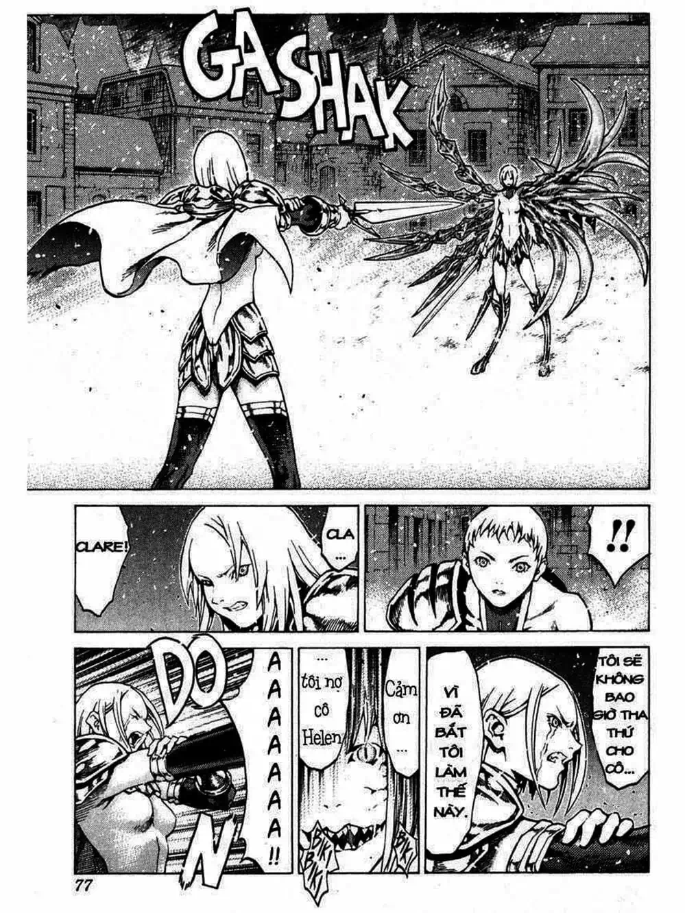 Truyện Tranh Claymore Mắt Bạc trang 4