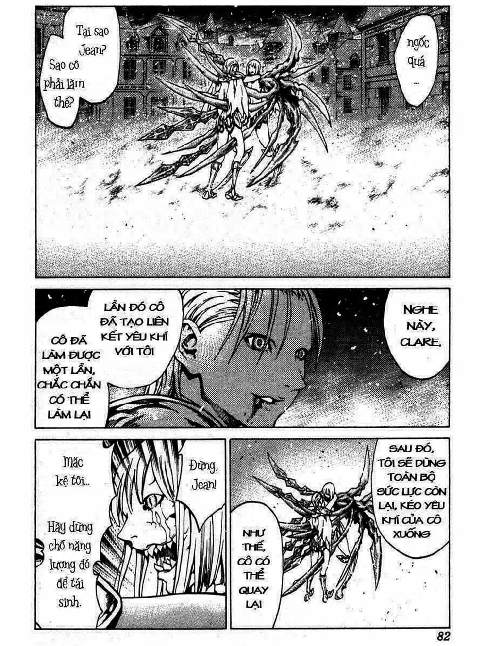 Truyện Tranh Claymore Mắt Bạc trang 4