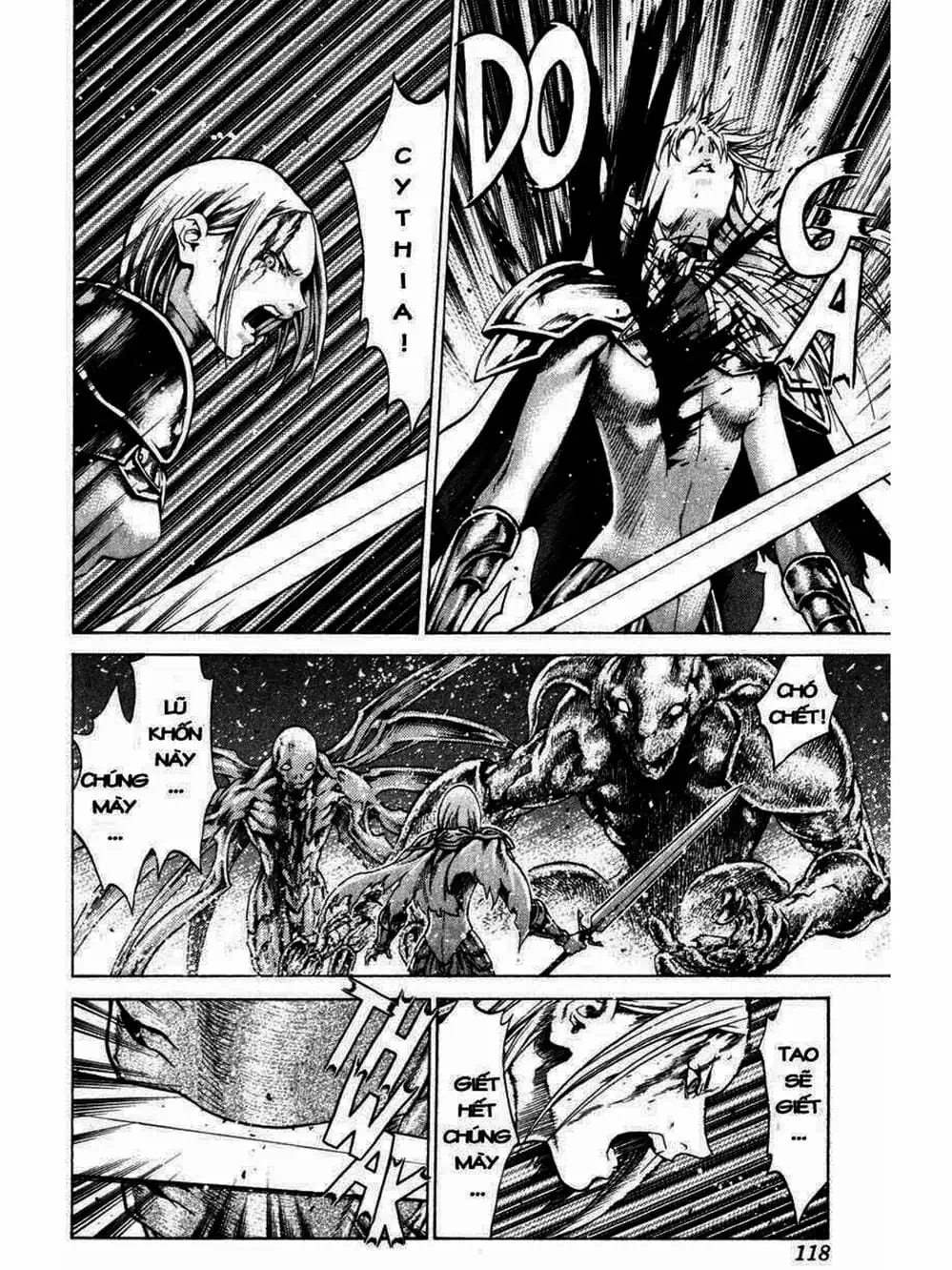 Truyện Tranh Claymore Mắt Bạc trang 4