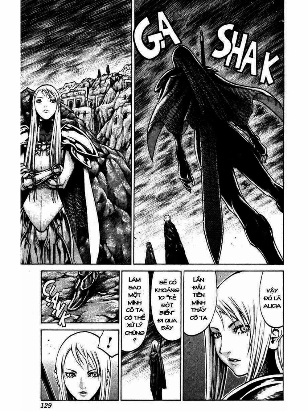 Truyện Tranh Claymore Mắt Bạc trang 4