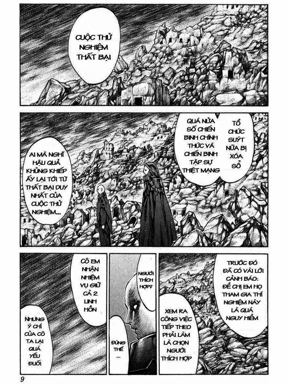 Truyện Tranh Claymore Mắt Bạc trang 4