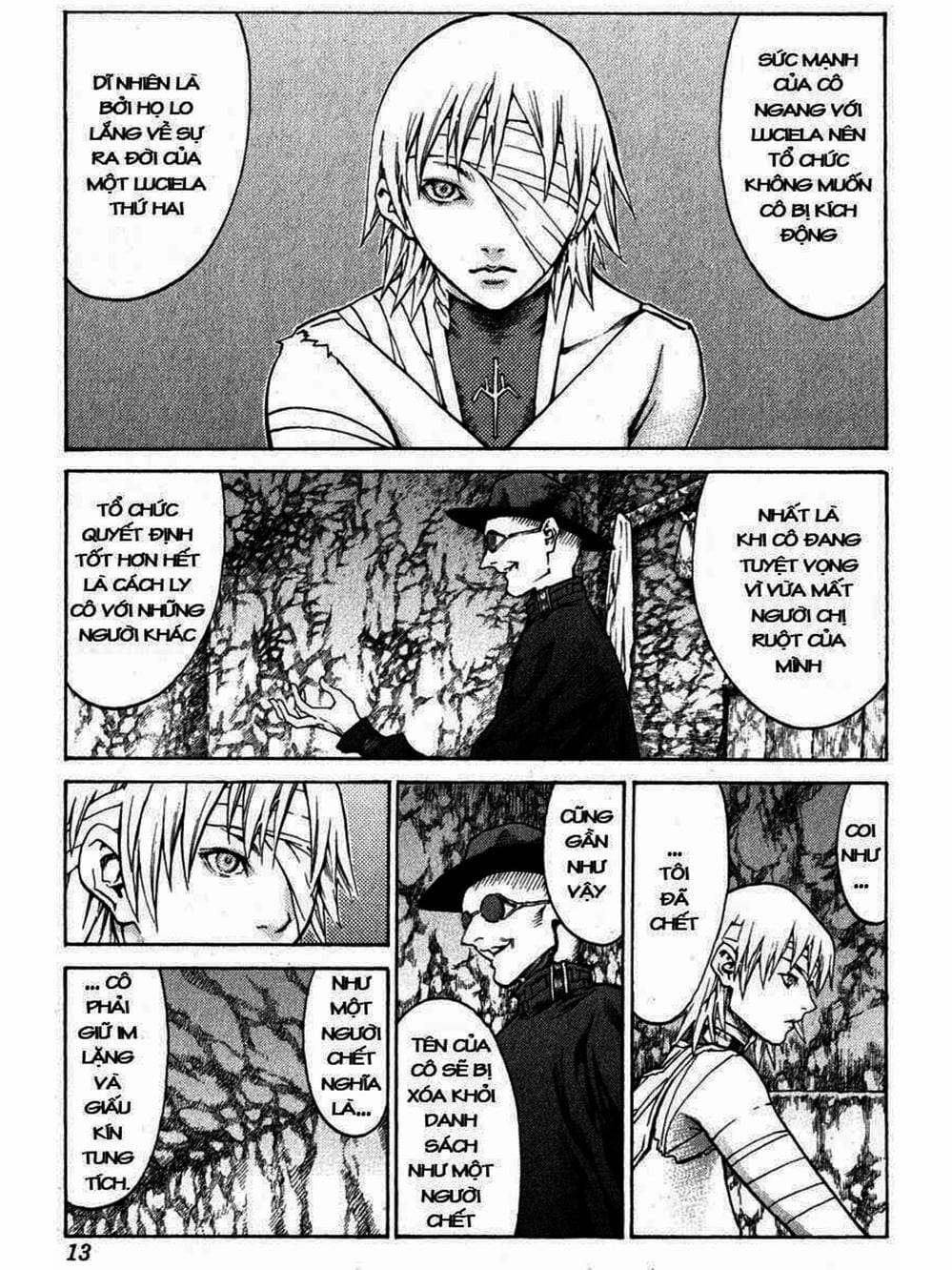 Truyện Tranh Claymore Mắt Bạc trang 4