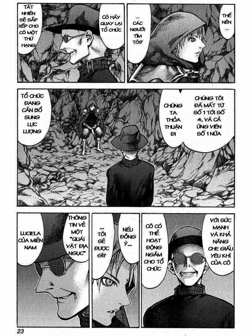 Truyện Tranh Claymore Mắt Bạc trang 4