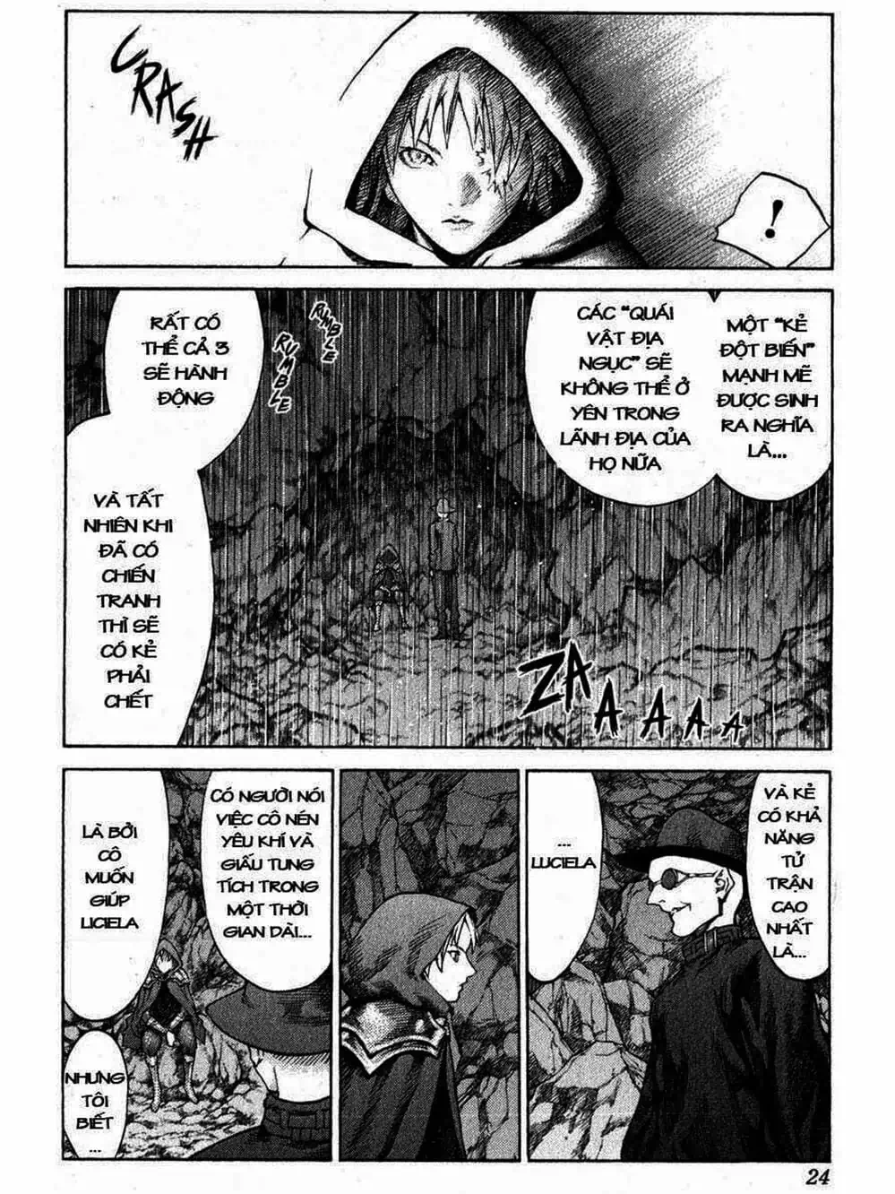 Truyện Tranh Claymore Mắt Bạc trang 4