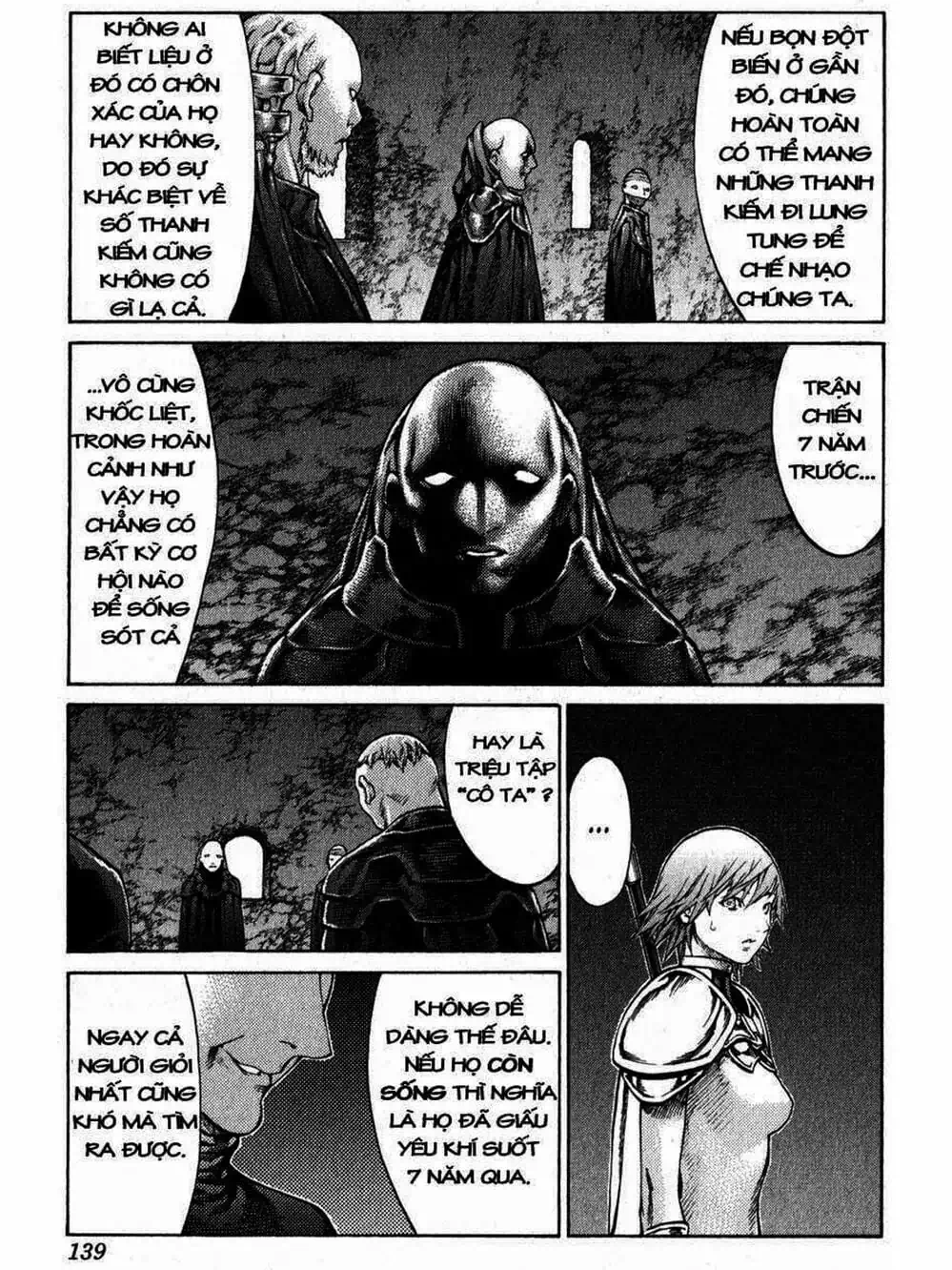 Truyện Tranh Claymore Mắt Bạc trang 4