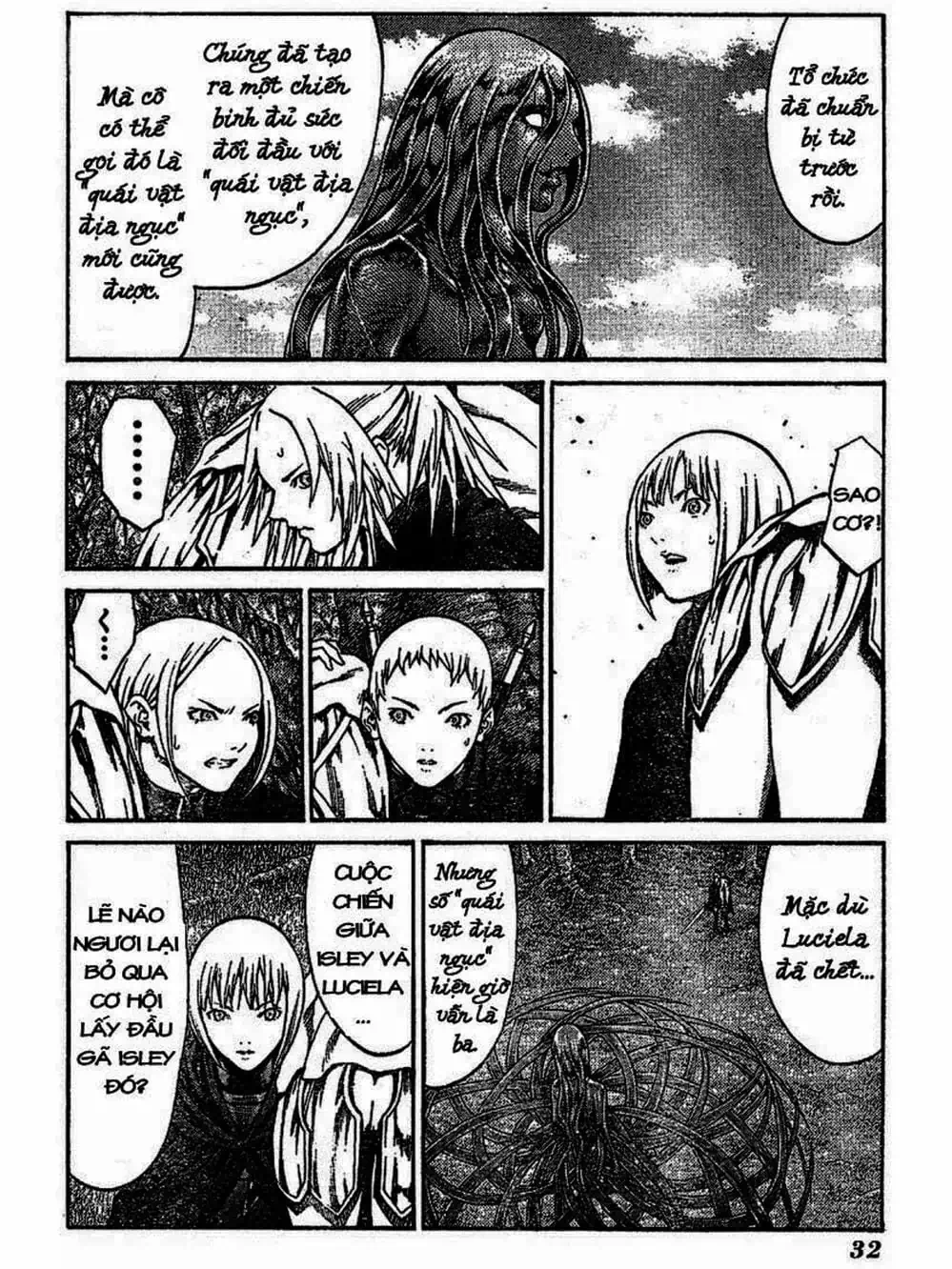 Truyện Tranh Claymore Mắt Bạc trang 4