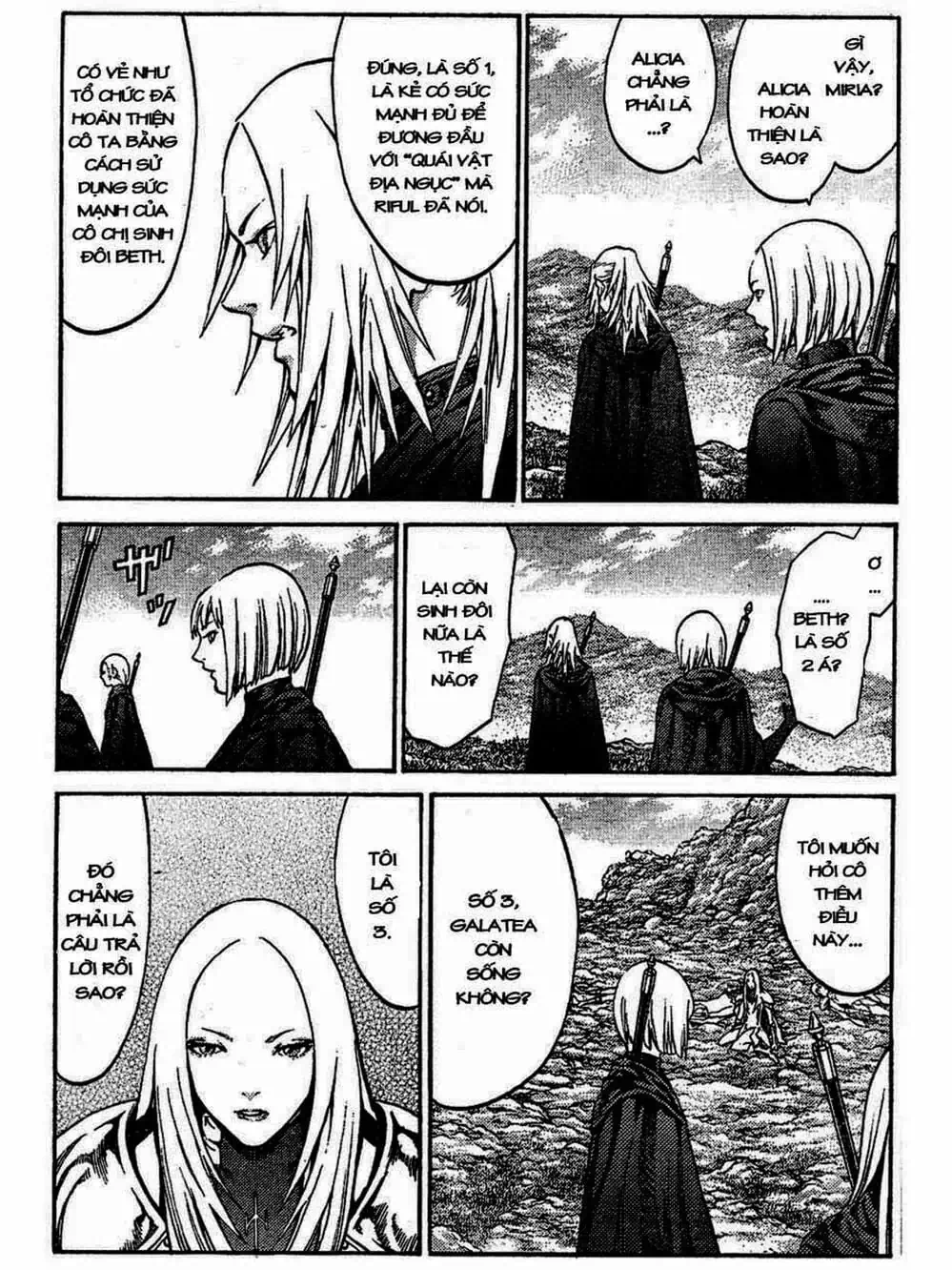 Truyện Tranh Claymore Mắt Bạc trang 4
