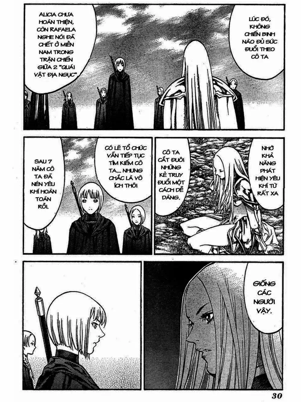 Truyện Tranh Claymore Mắt Bạc trang 4