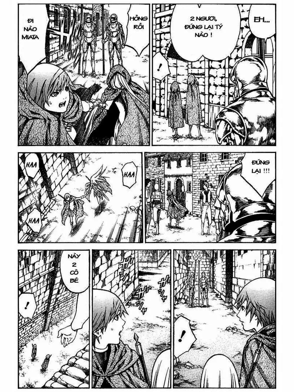 Truyện Tranh Claymore Mắt Bạc trang 4