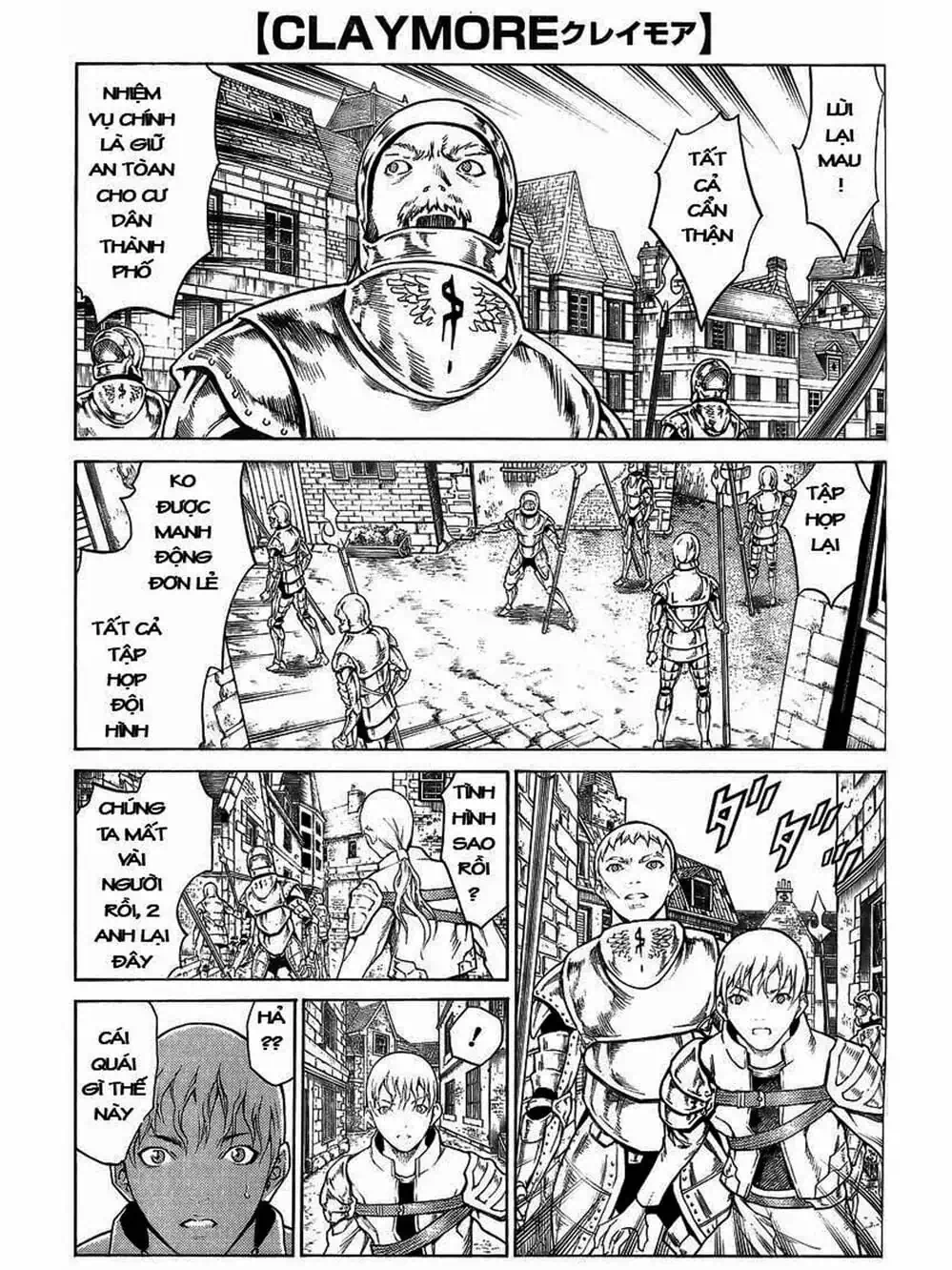 Truyện Tranh Claymore Mắt Bạc trang 4