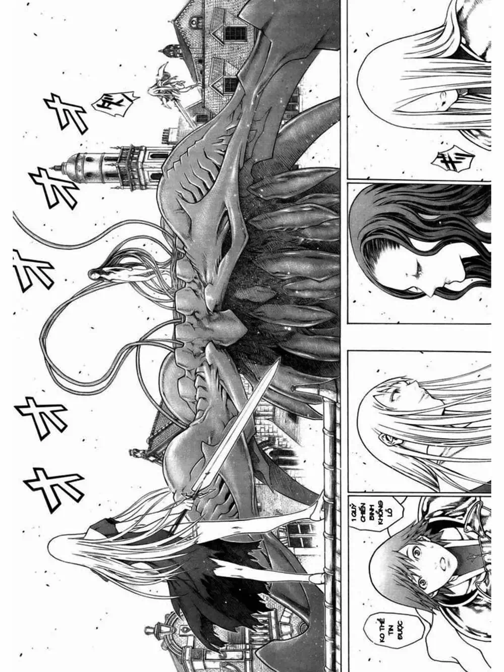 Truyện Tranh Claymore Mắt Bạc trang 4