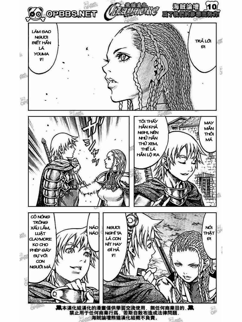 Truyện Tranh Claymore Mắt Bạc trang 4