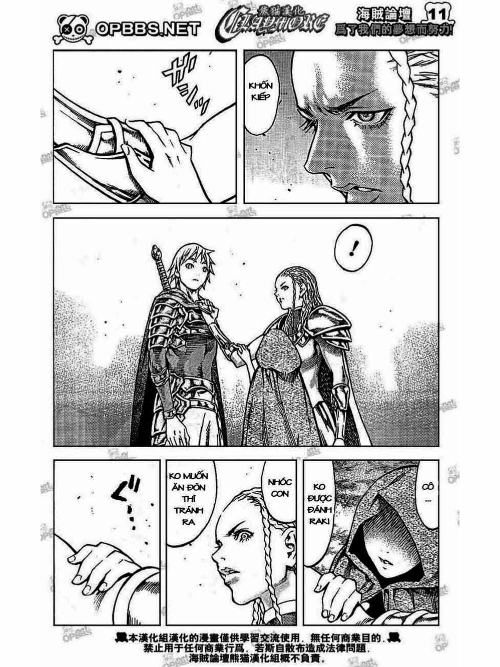 Truyện Tranh Claymore Mắt Bạc trang 4