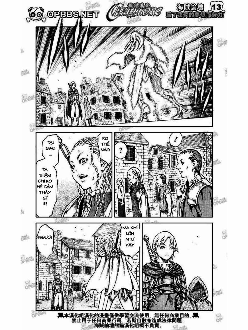 Truyện Tranh Claymore Mắt Bạc trang 4