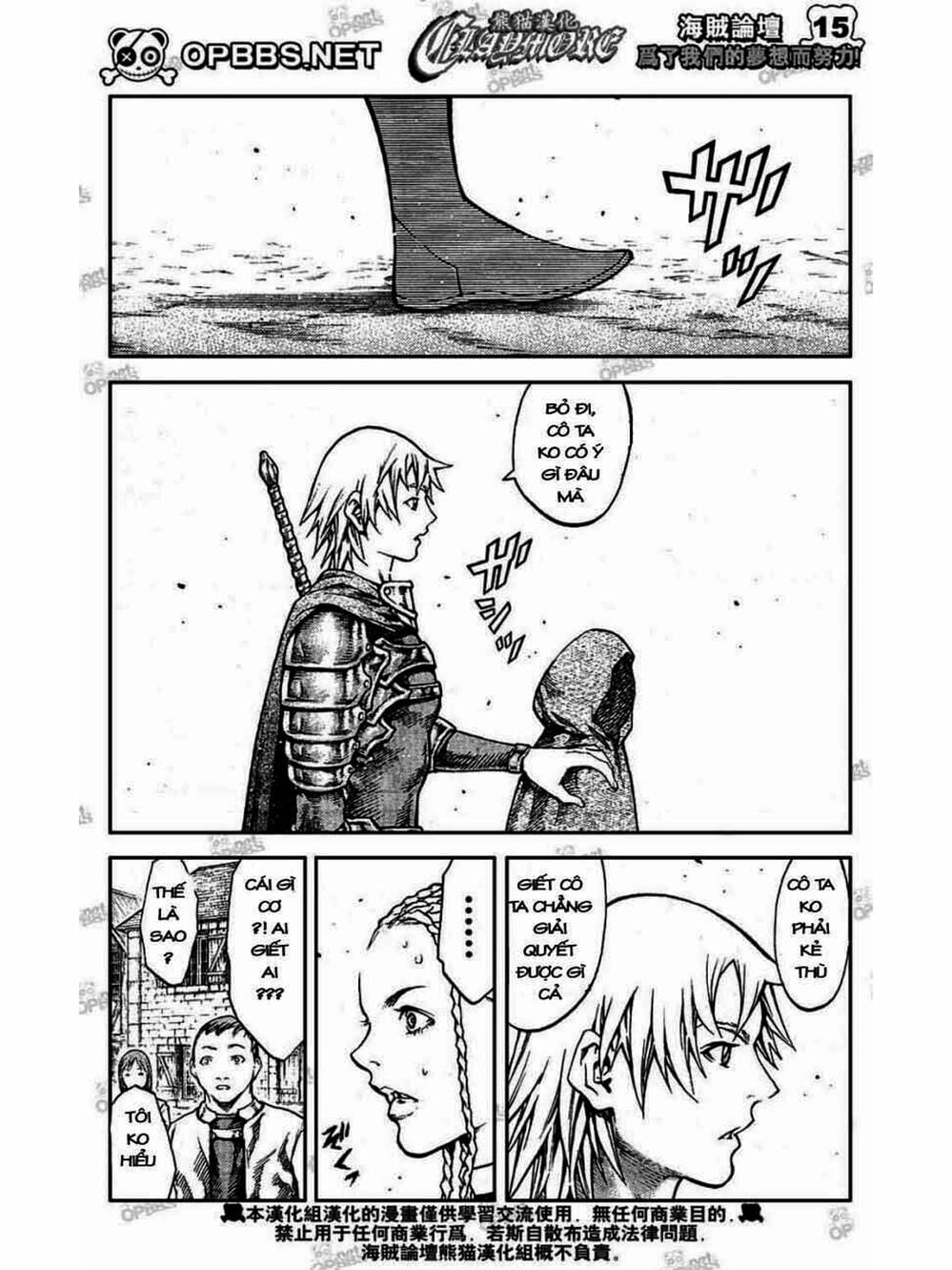 Truyện Tranh Claymore Mắt Bạc trang 4