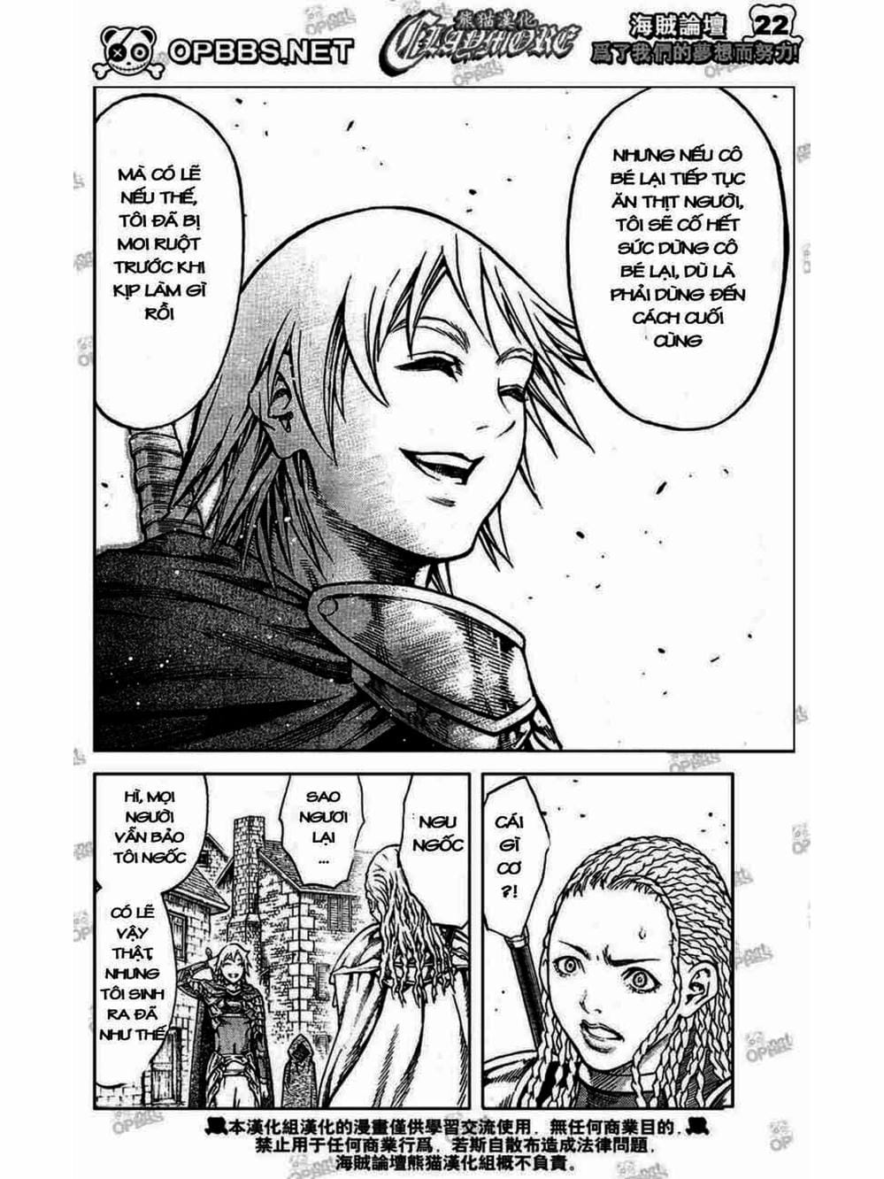 Truyện Tranh Claymore Mắt Bạc trang 4