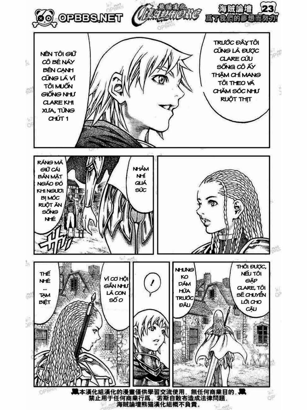 Truyện Tranh Claymore Mắt Bạc trang 4