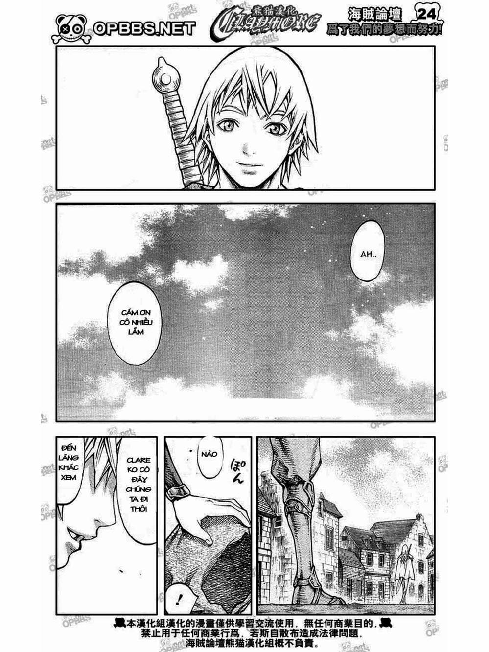 Truyện Tranh Claymore Mắt Bạc trang 4