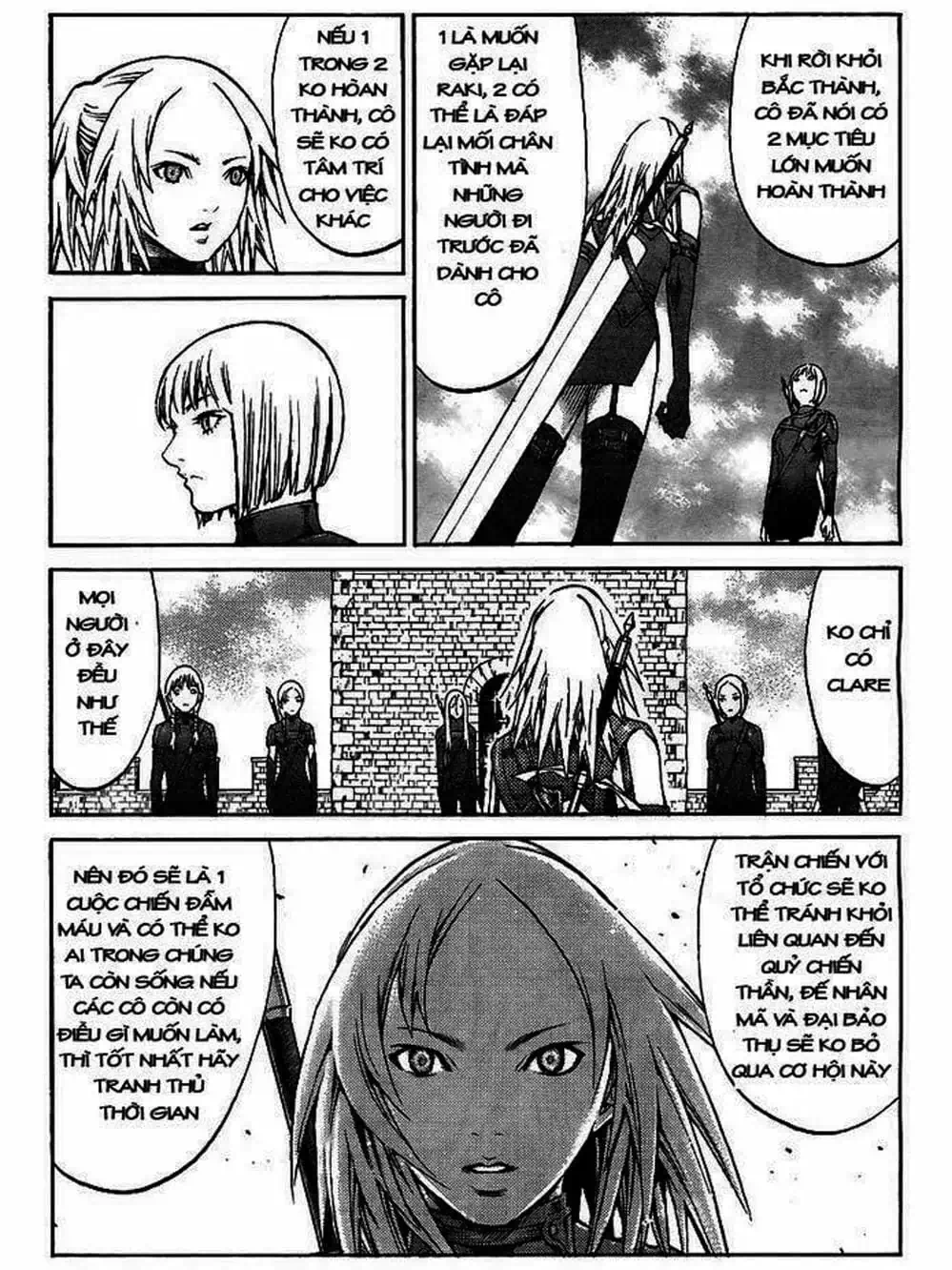 Truyện Tranh Claymore Mắt Bạc trang 4