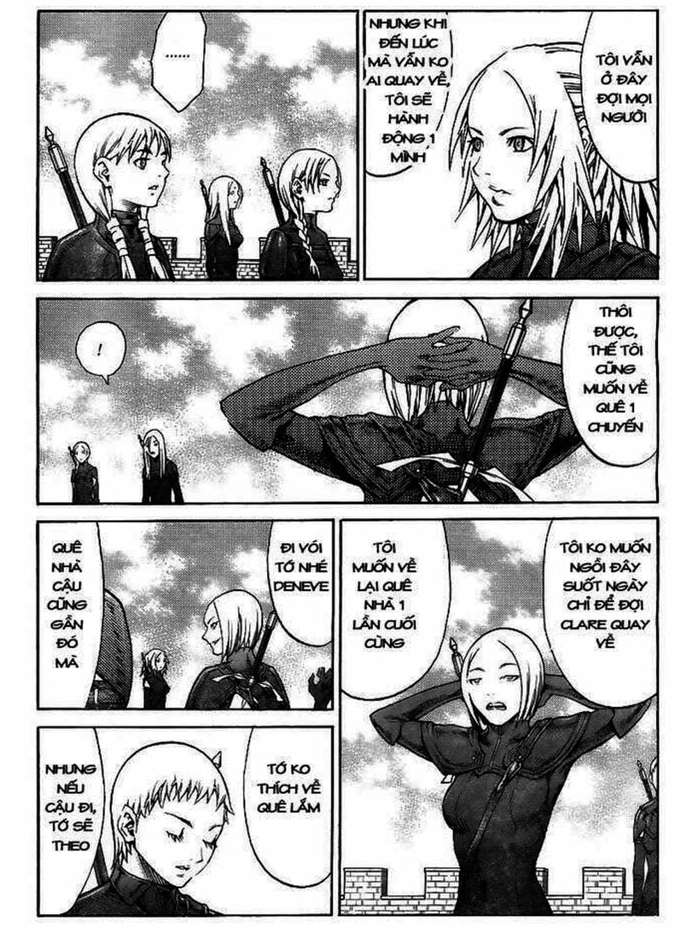 Truyện Tranh Claymore Mắt Bạc trang 4