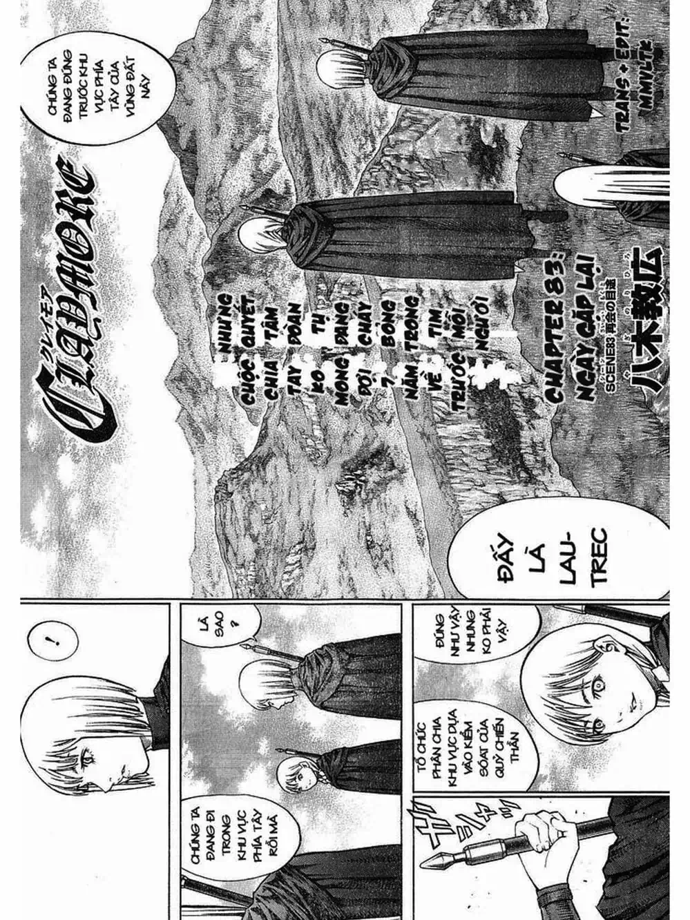 Truyện Tranh Claymore Mắt Bạc trang 4