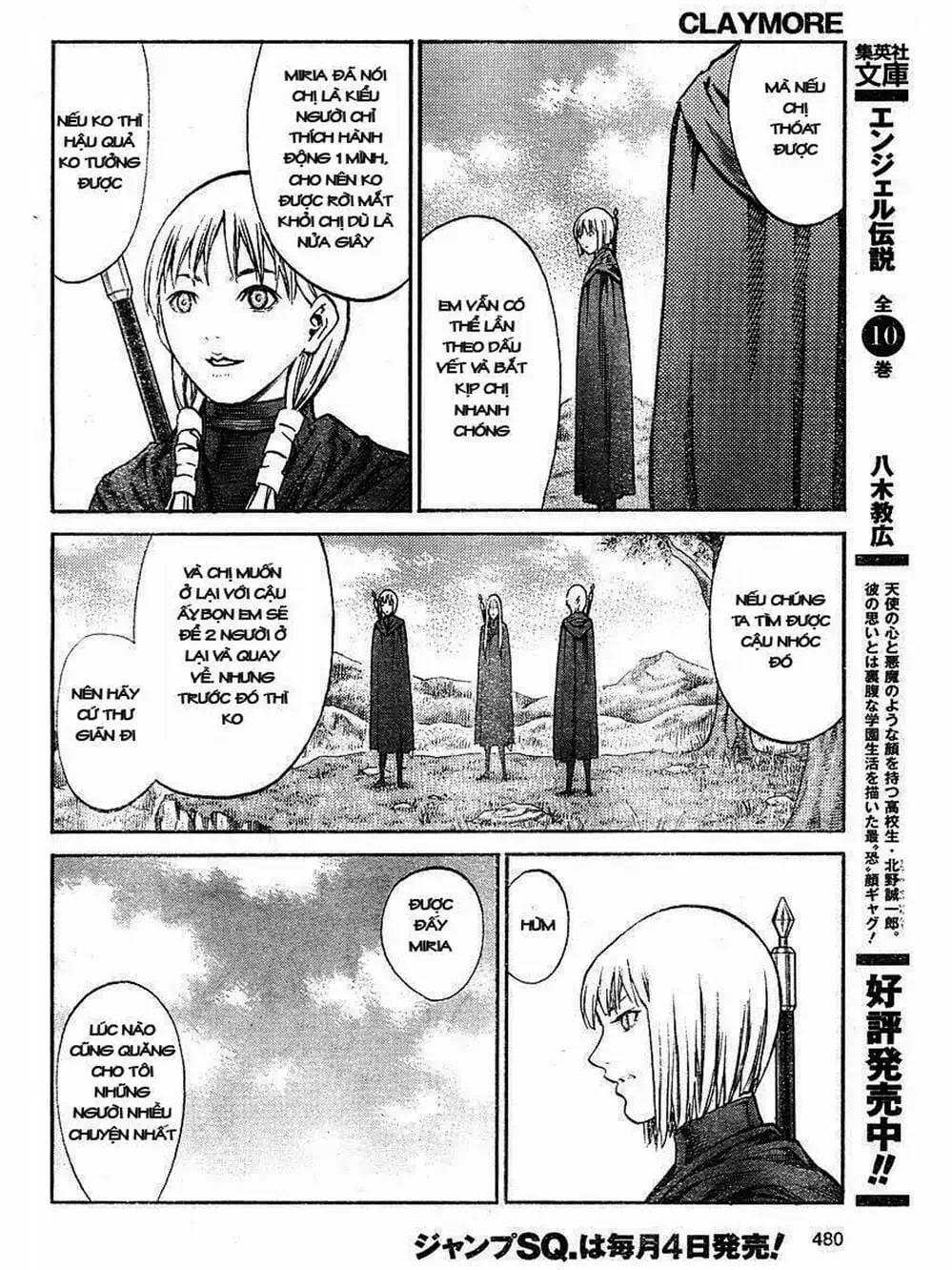 Truyện Tranh Claymore Mắt Bạc trang 4