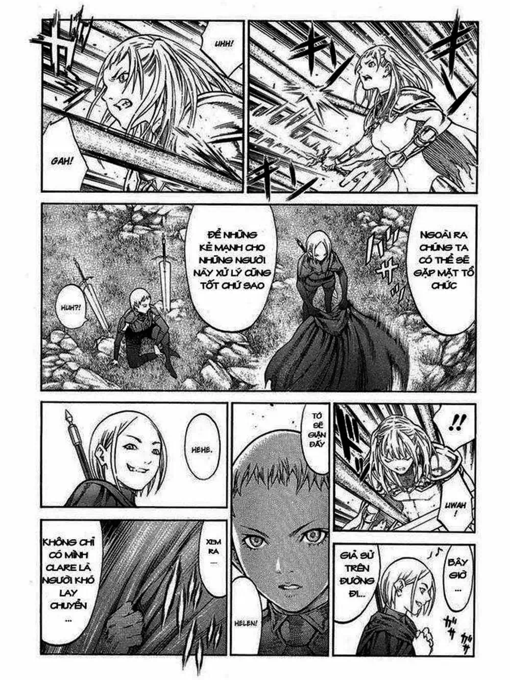 Truyện Tranh Claymore Mắt Bạc trang 4