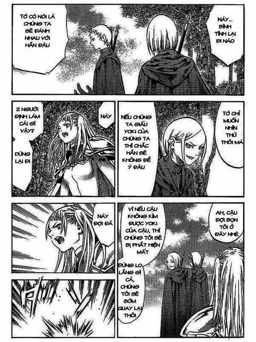 Truyện Tranh Claymore Mắt Bạc trang 4