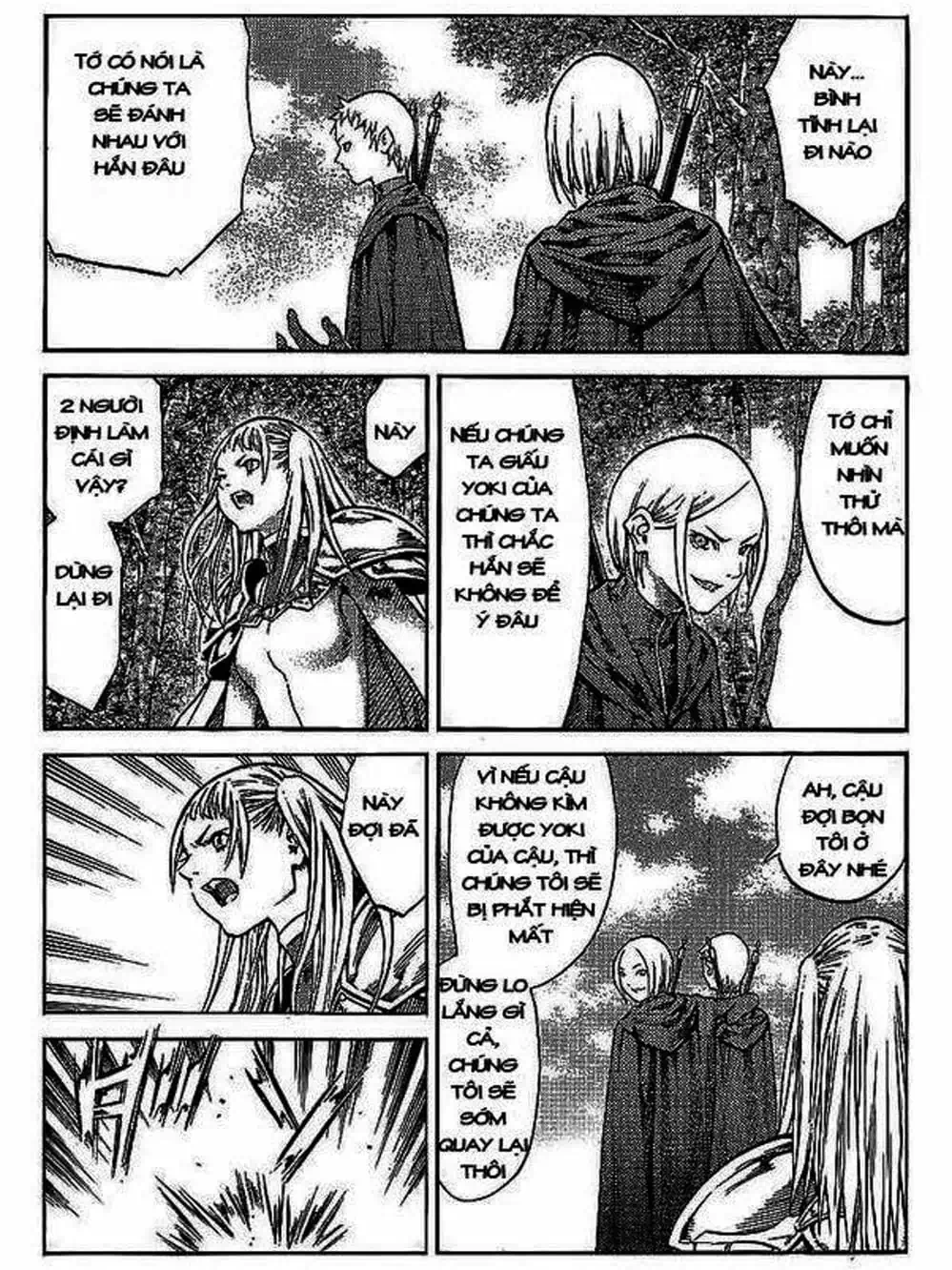 Truyện Tranh Claymore Mắt Bạc trang 4