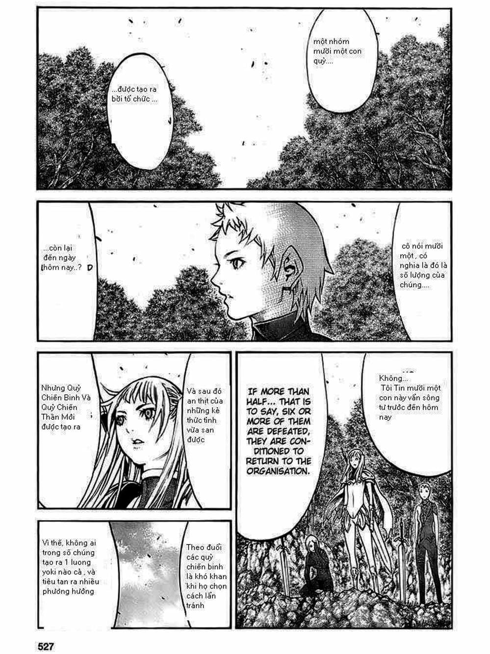 Truyện Tranh Claymore Mắt Bạc trang 4