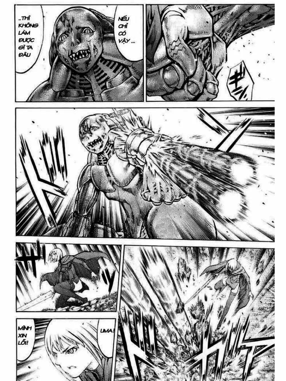 Truyện Tranh Claymore Mắt Bạc trang 4