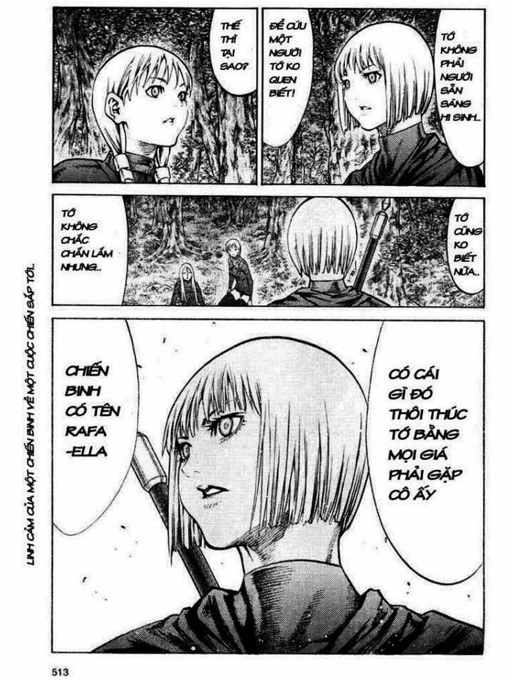 Truyện Tranh Claymore Mắt Bạc trang 4