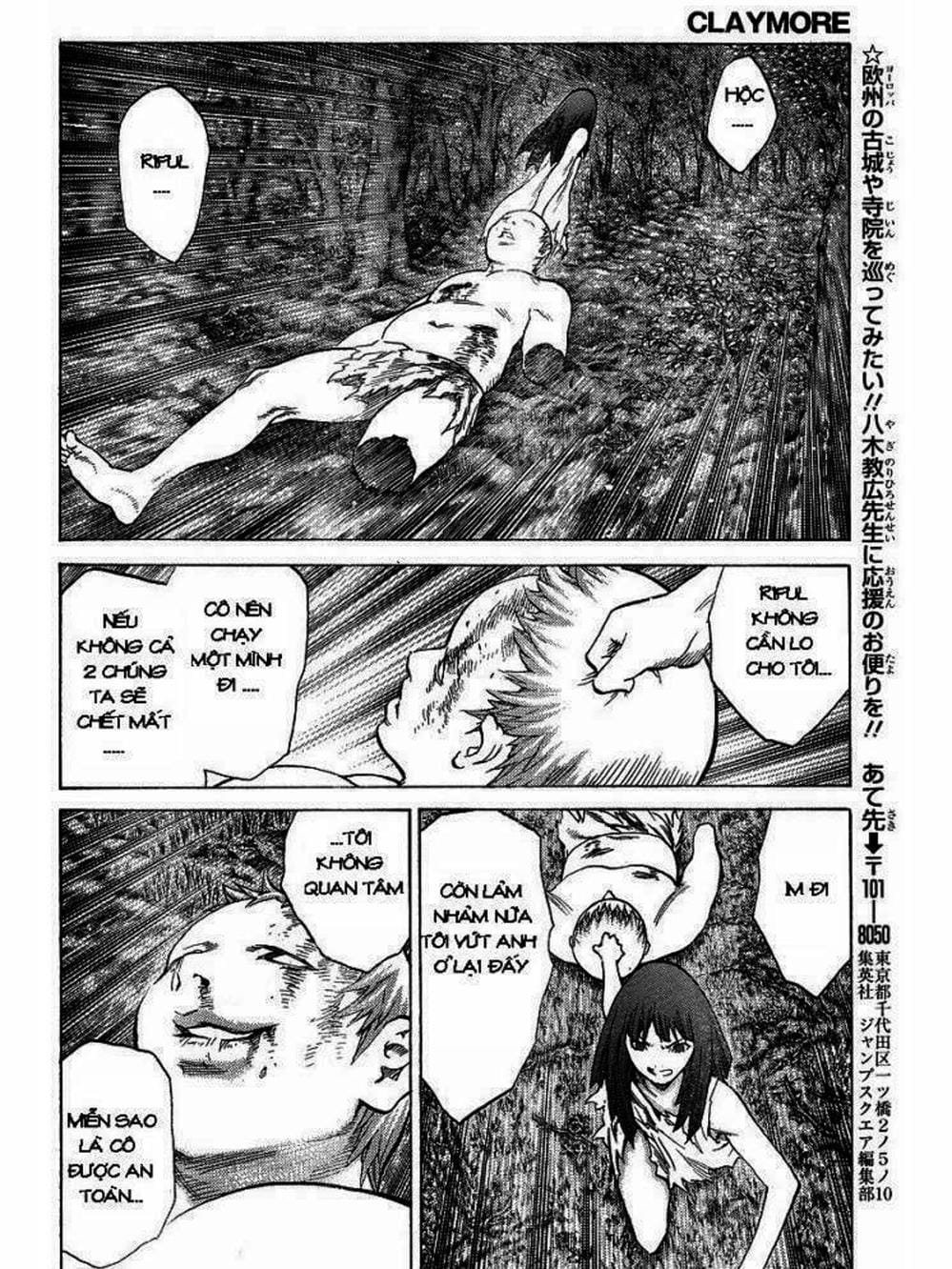 Truyện Tranh Claymore Mắt Bạc trang 4