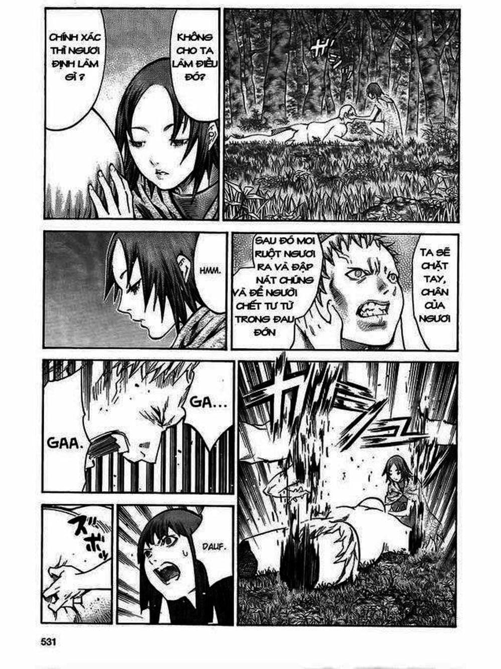 Truyện Tranh Claymore Mắt Bạc trang 4