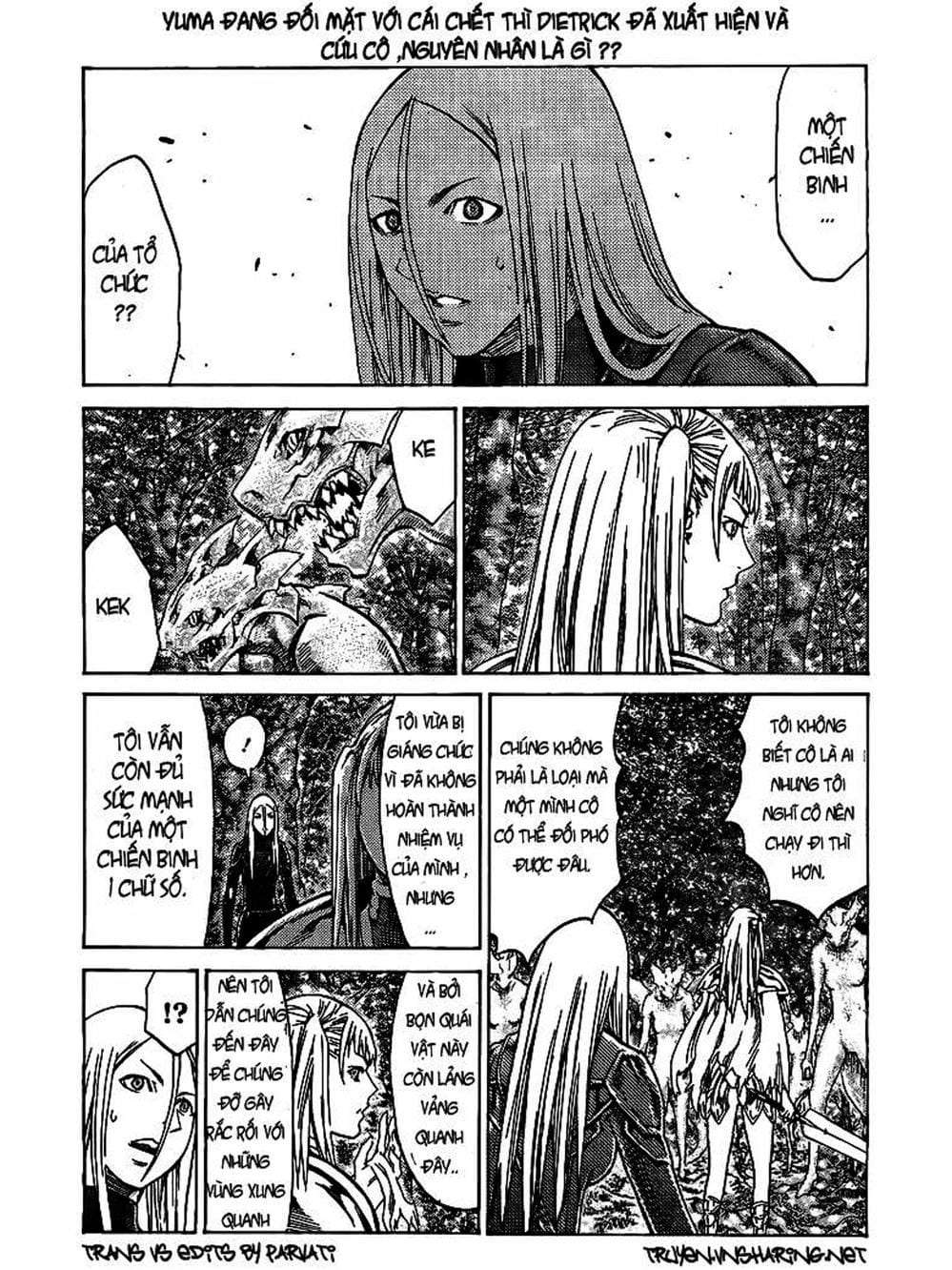 Truyện Tranh Claymore Mắt Bạc trang 4