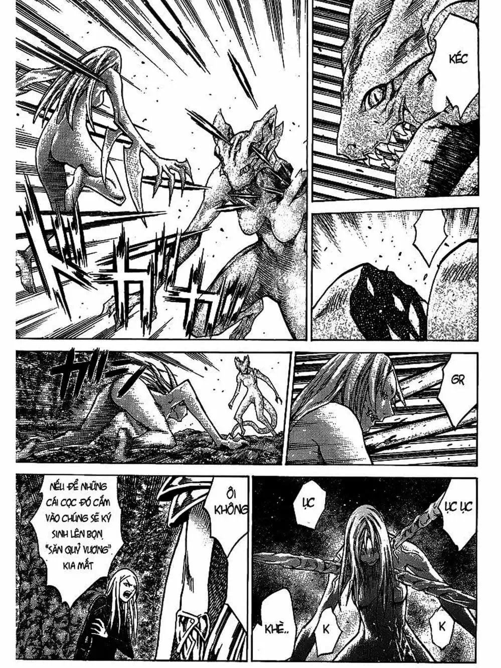 Truyện Tranh Claymore Mắt Bạc trang 4