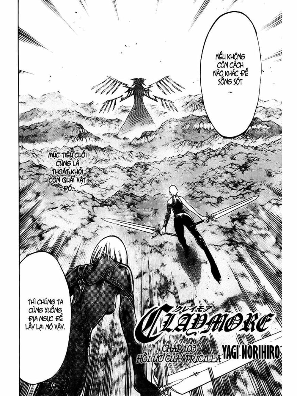 Truyện Tranh Claymore Mắt Bạc trang 4