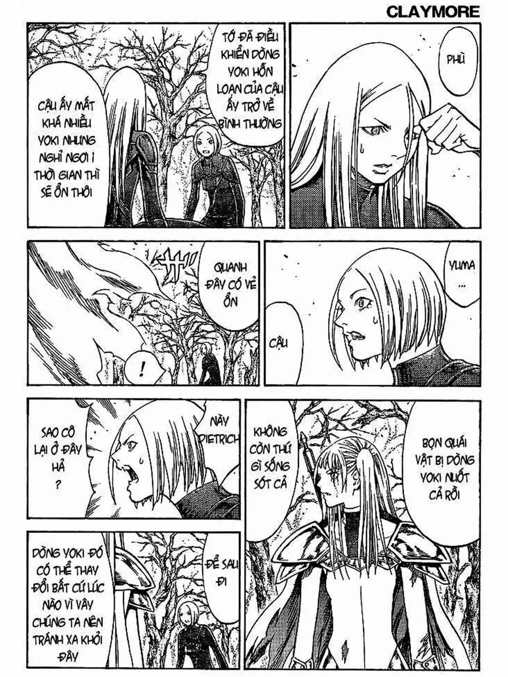 Truyện Tranh Claymore Mắt Bạc trang 4