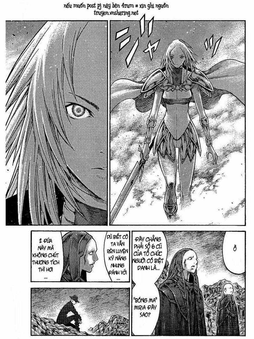 Truyện Tranh Claymore Mắt Bạc trang 4