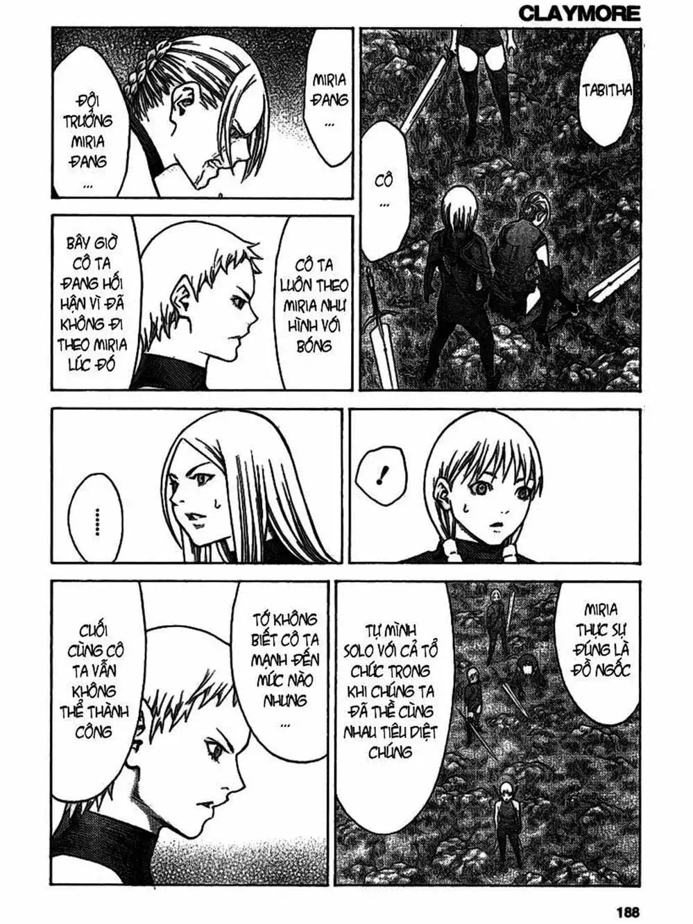 Truyện Tranh Claymore Mắt Bạc trang 4