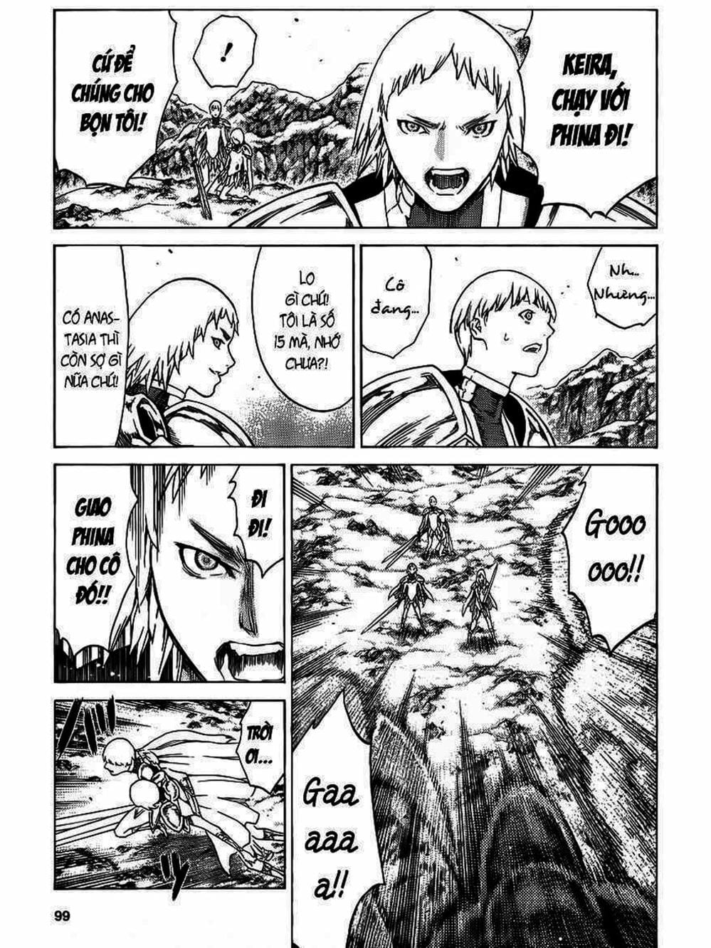 Truyện Tranh Claymore Mắt Bạc trang 4