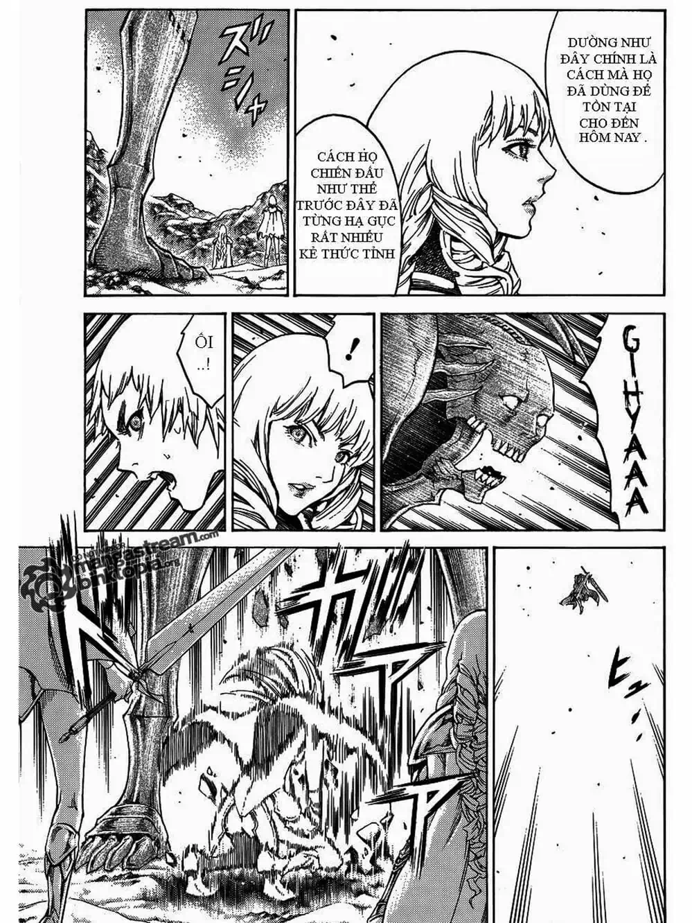 Truyện Tranh Claymore Mắt Bạc trang 4