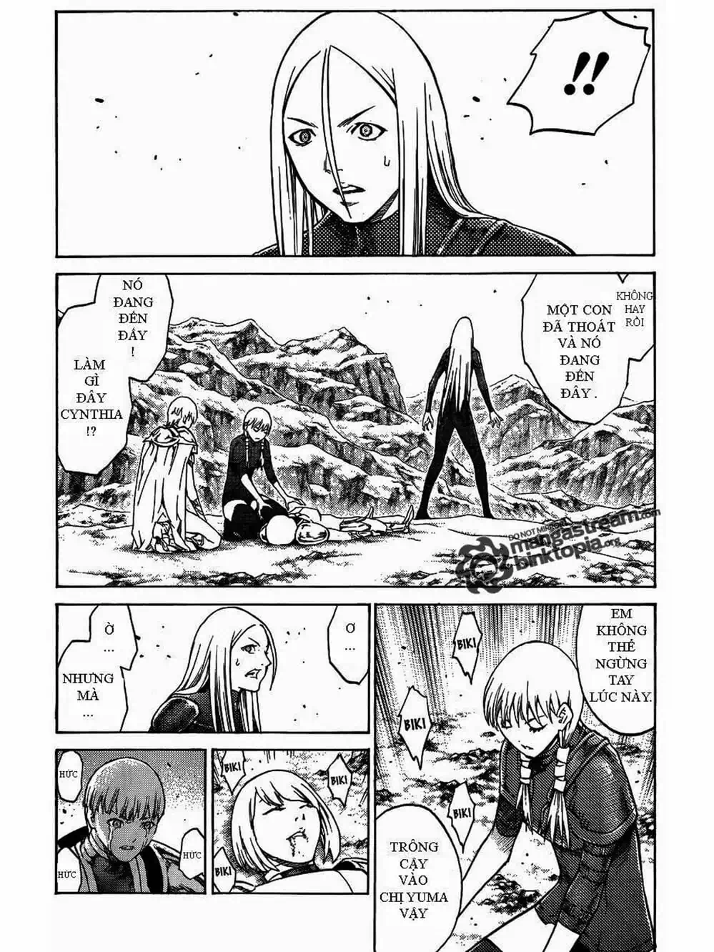 Truyện Tranh Claymore Mắt Bạc trang 4
