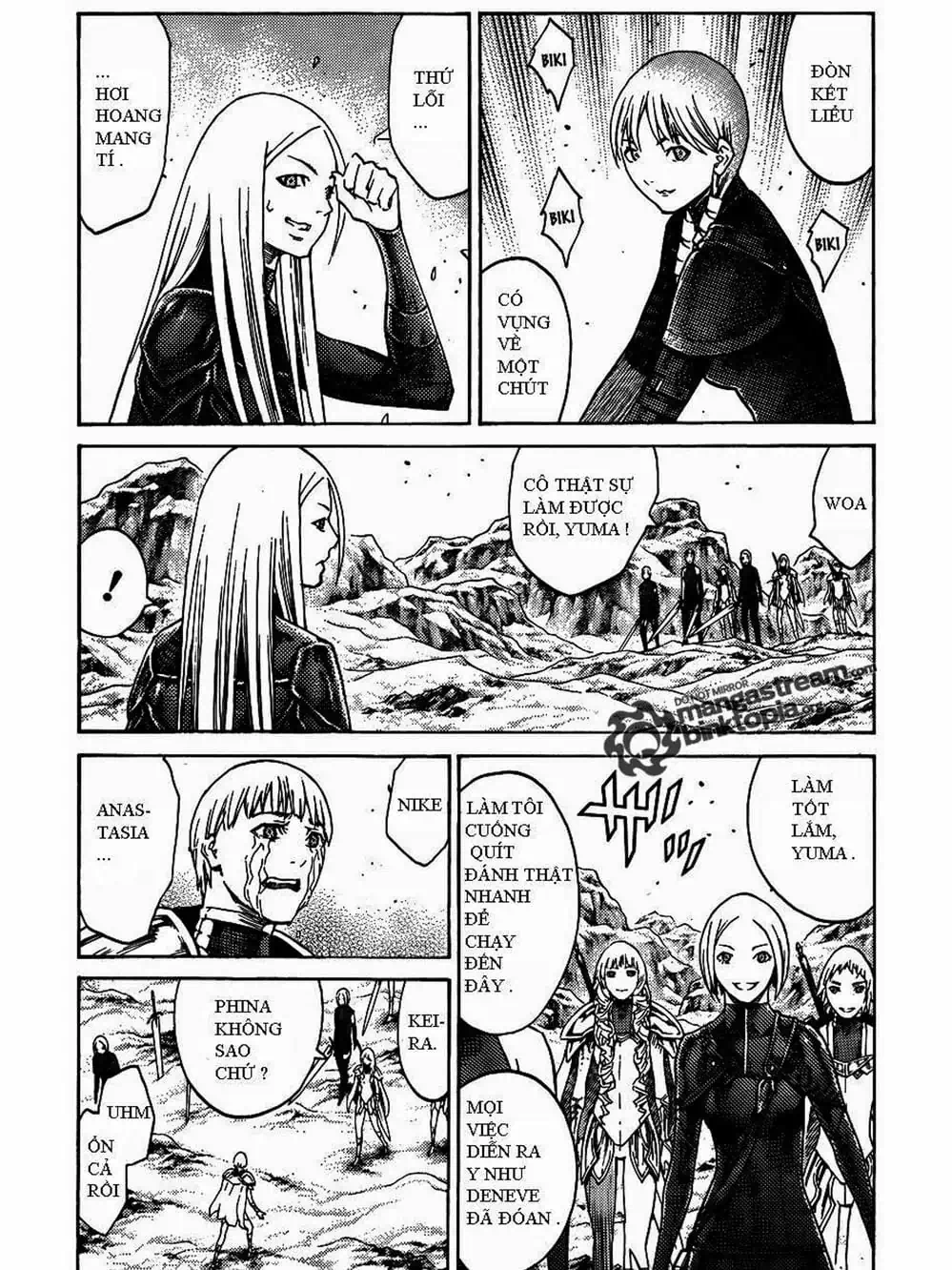 Truyện Tranh Claymore Mắt Bạc trang 4