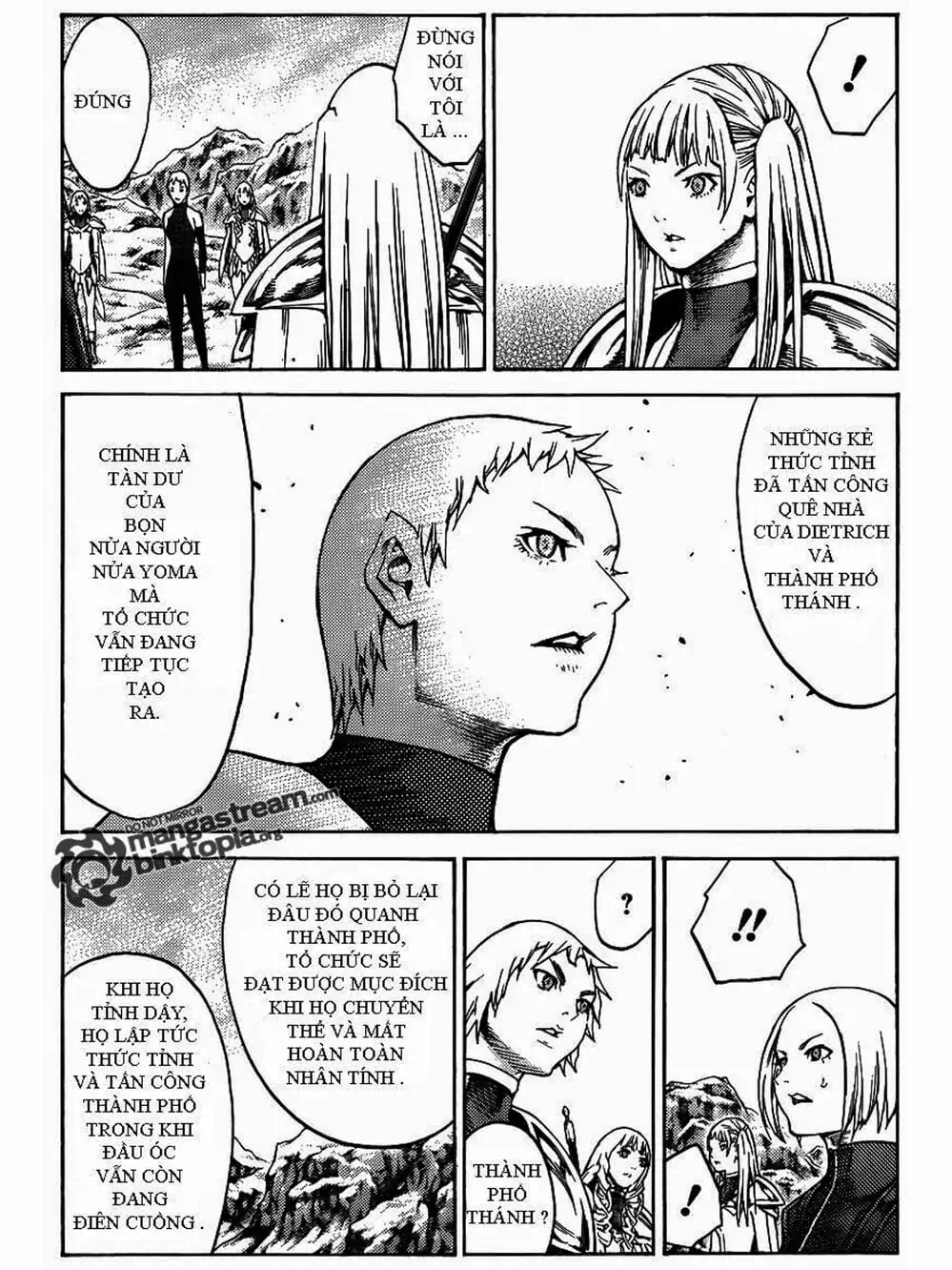 Truyện Tranh Claymore Mắt Bạc trang 4